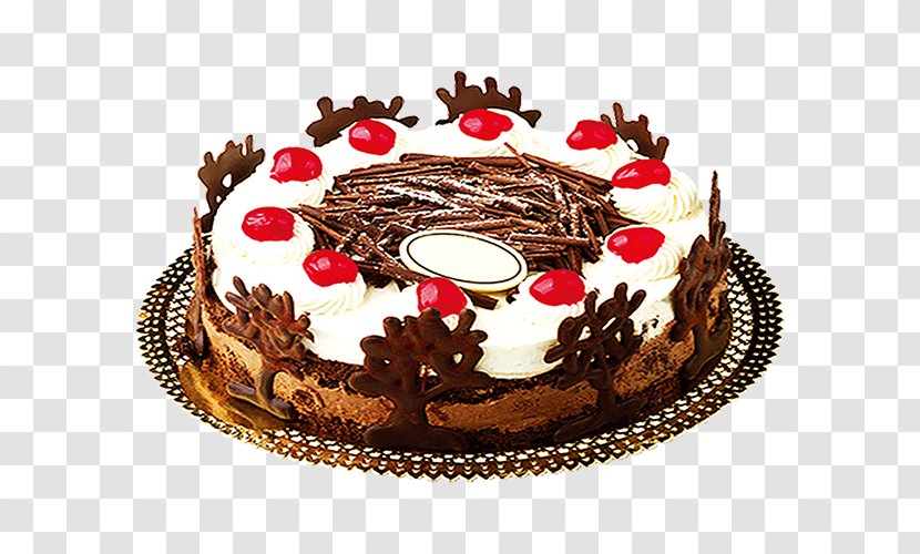 Chocolate Cake Cheesecake Black Forest Gateau Tart - Dish Transparent PNG