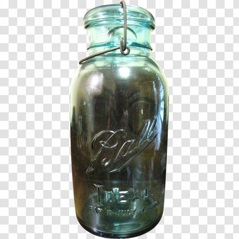 Glass Bottle Mason Jar Water Bottles - Jam Transparent PNG