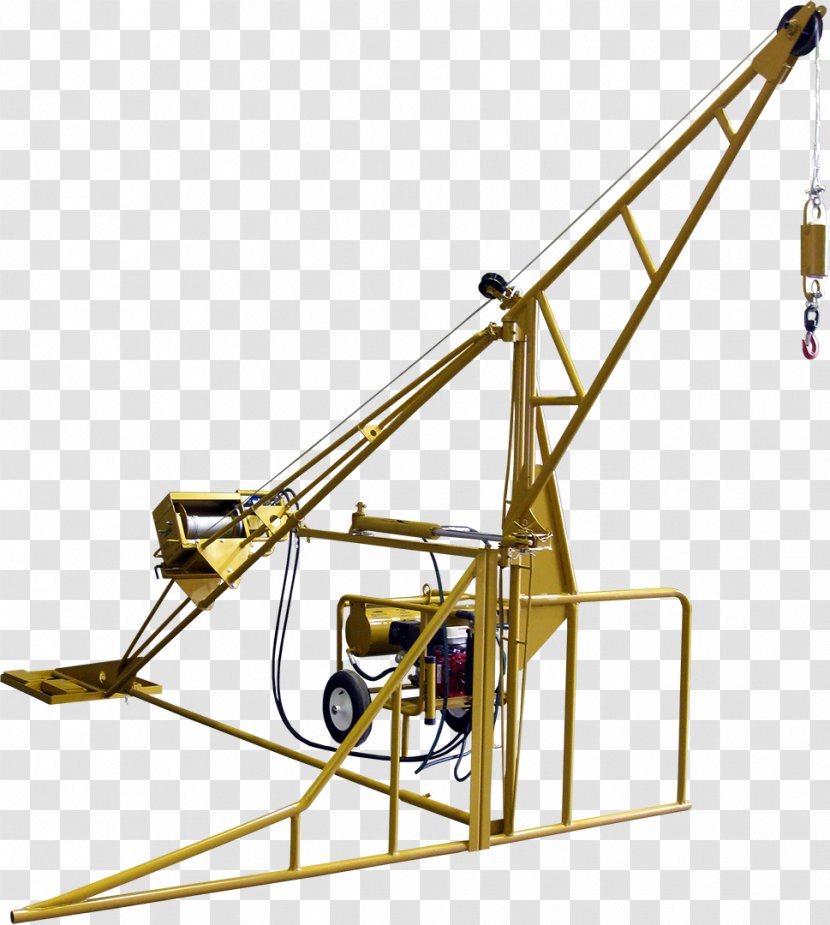 Hoist Machine Roof Crane Elevator - Hoisting Transparent PNG