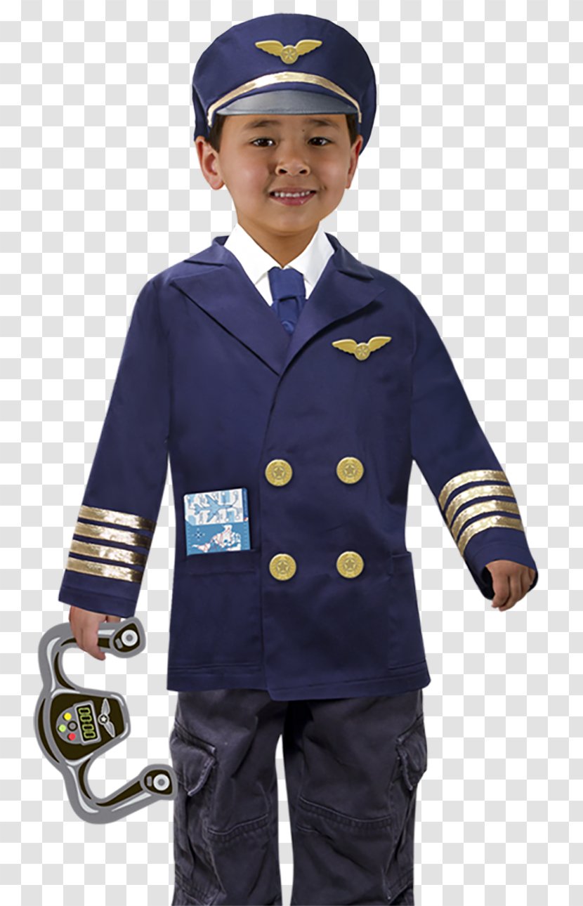 Military Uniform Police Officer Profession Costume - Job - Pilot Transparent PNG