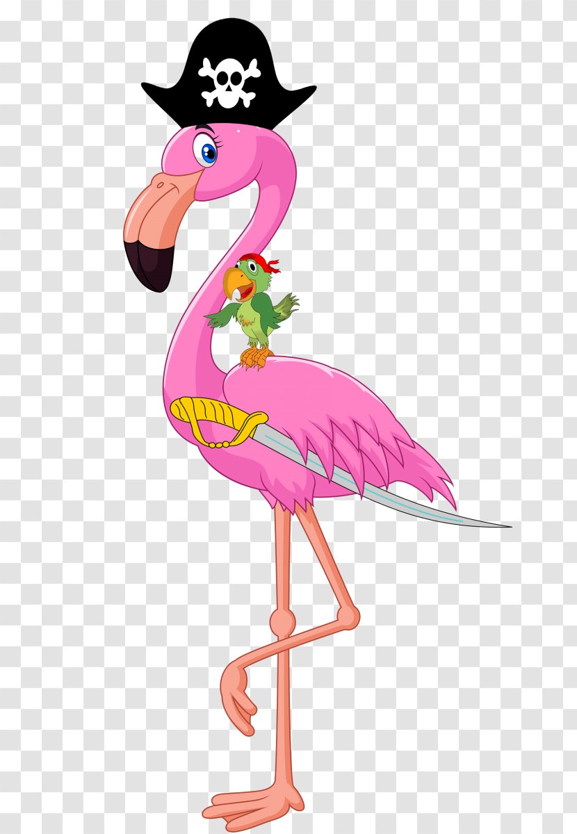 Vector Graphics Clip Art Flamingo Royalty-free Illustration - Fictional Character Transparent PNG