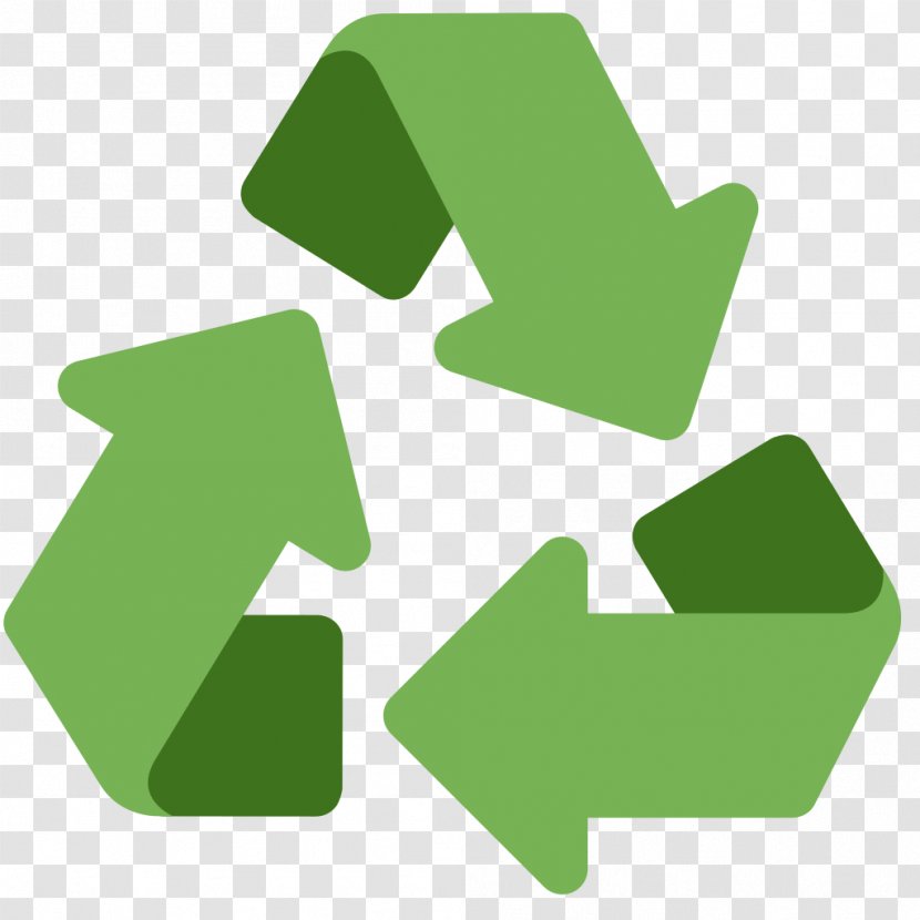 Paper Recycling Symbol Emoji Transparent PNG