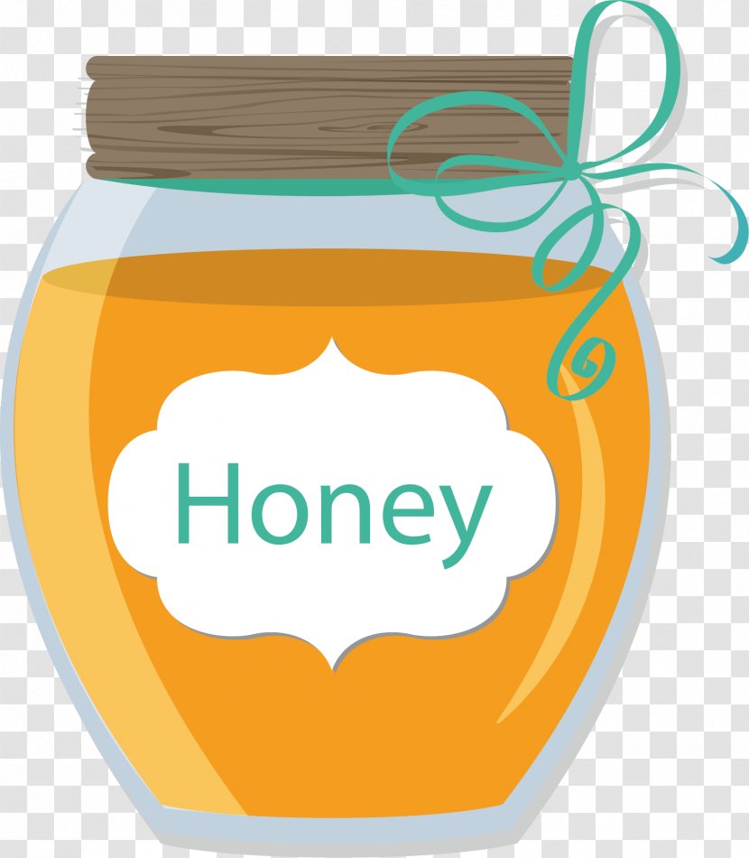 Honey Euclidean Vector Cup - Brand Transparent PNG