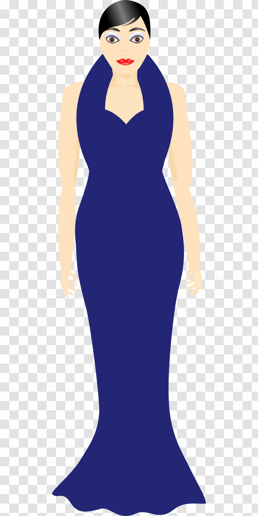 Dress Woman Gown Clothing Clip Art - Tree Transparent PNG