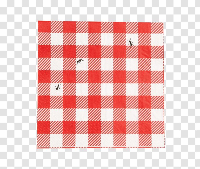 Red Check - Gingham - Linens Rectangle Transparent PNG