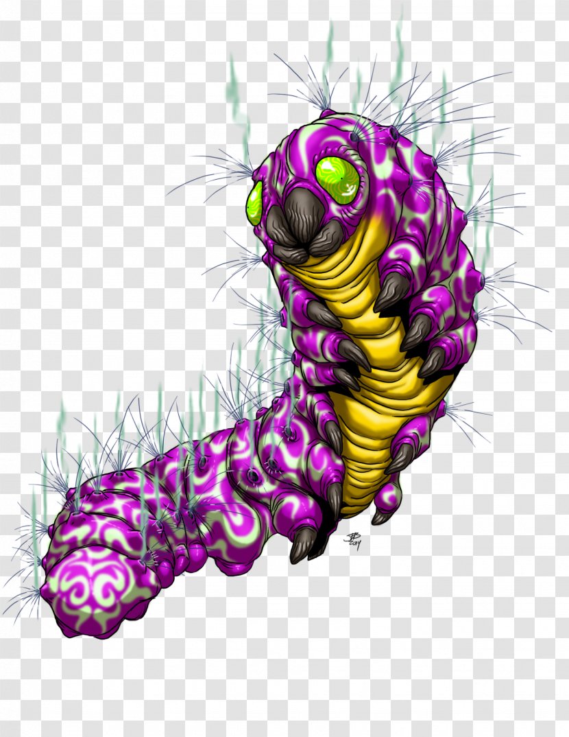 Worm DeviantArt Smoking - Tree - Catterpillar Transparent PNG