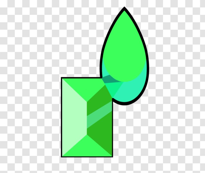 Clip Art Line Triangle Leaf - Green Transparent PNG