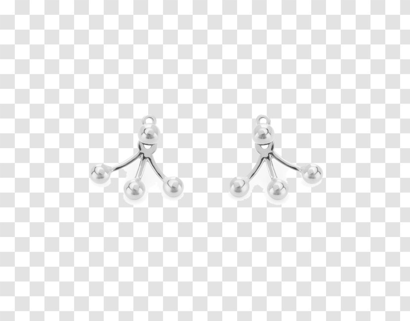 Pearl Earring Jewellery Silver Transparent PNG