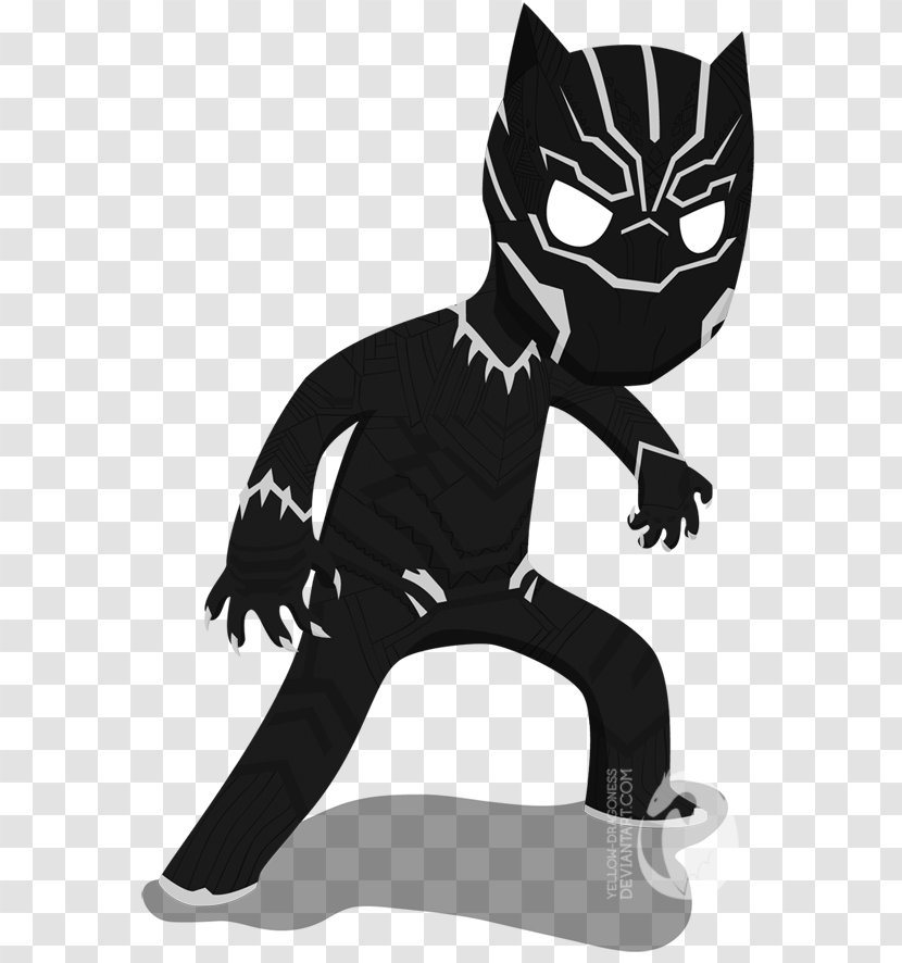 Black Panther Bucky Barnes Cat Art Marvel Cinematic Universe - Character Transparent PNG