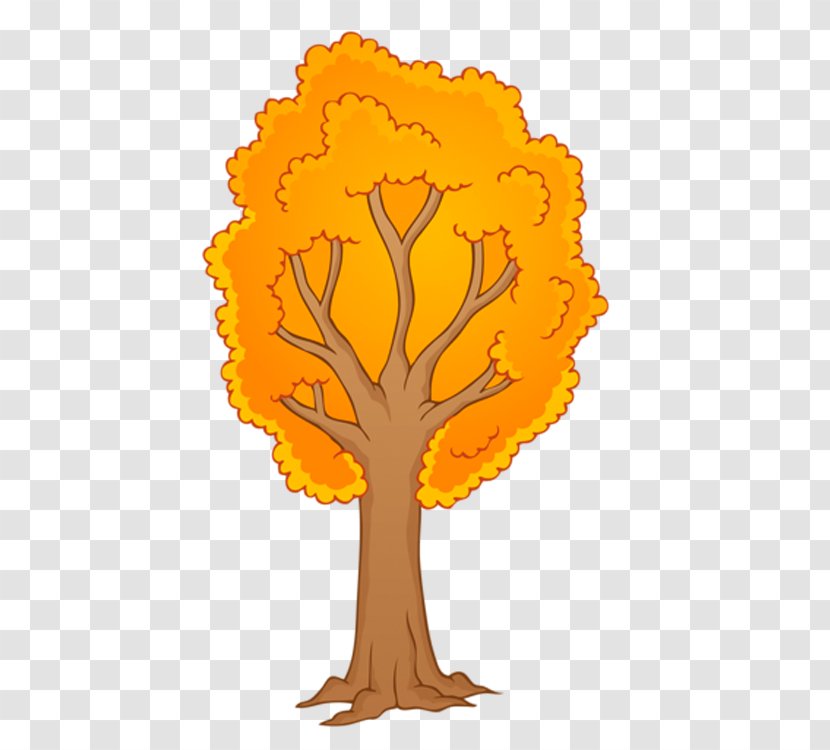 Fall Tree Clip Art Branch Image - Leaf - Biomarker Button Transparent PNG