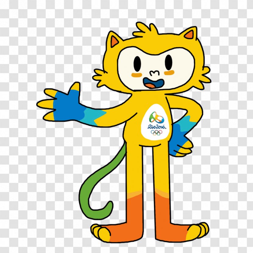 2016 Summer Olympics Vinicius And Tom Art Drawing Mascot - Sport - Rio Illustration Transparent PNG