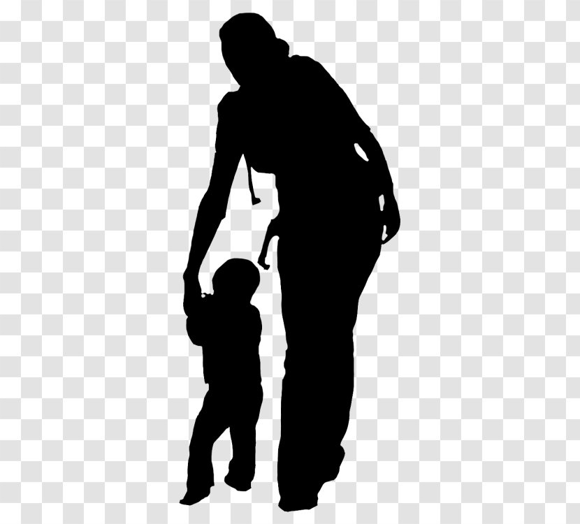 Human Behavior Clip Art Silhouette - Standing Transparent PNG