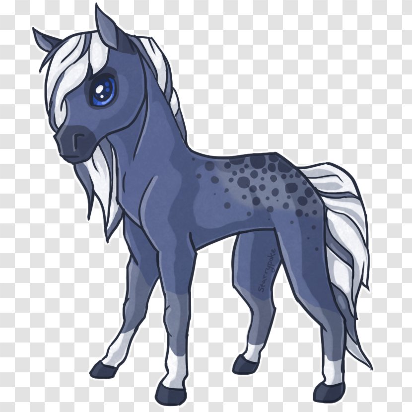 Pony Howrse Mustang Arabian Horse Stallion - Painting Transparent PNG