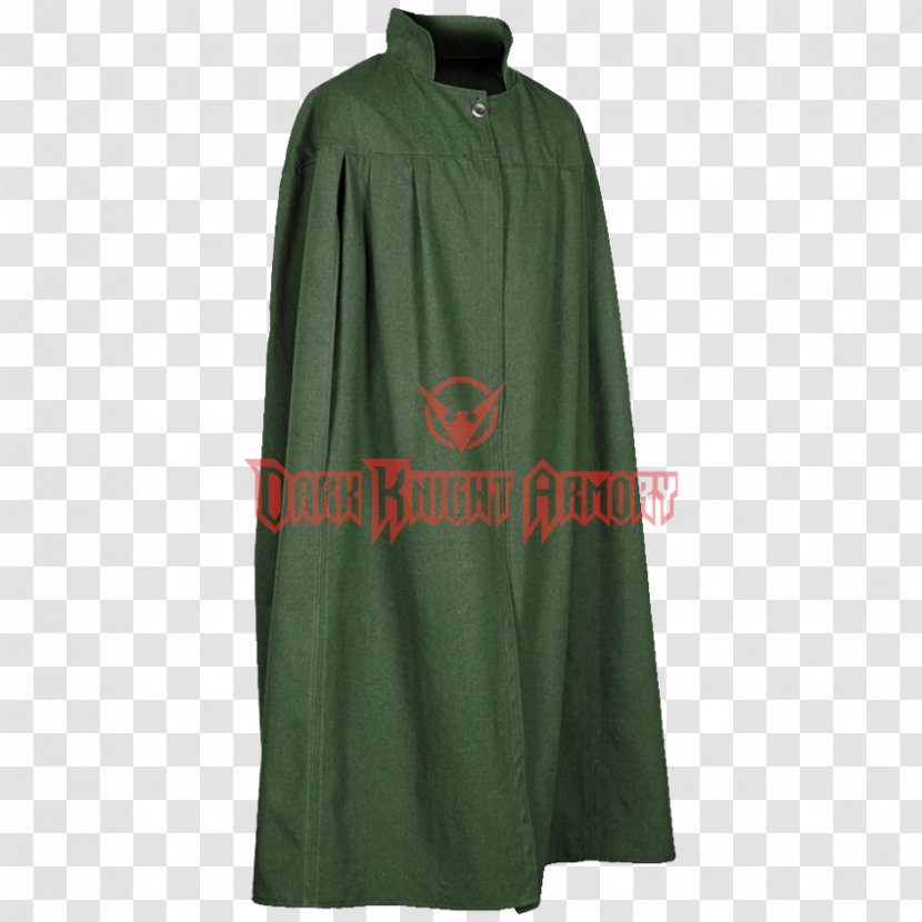 Robe Clothing Sleeve Outerwear Green - Cloak Transparent PNG