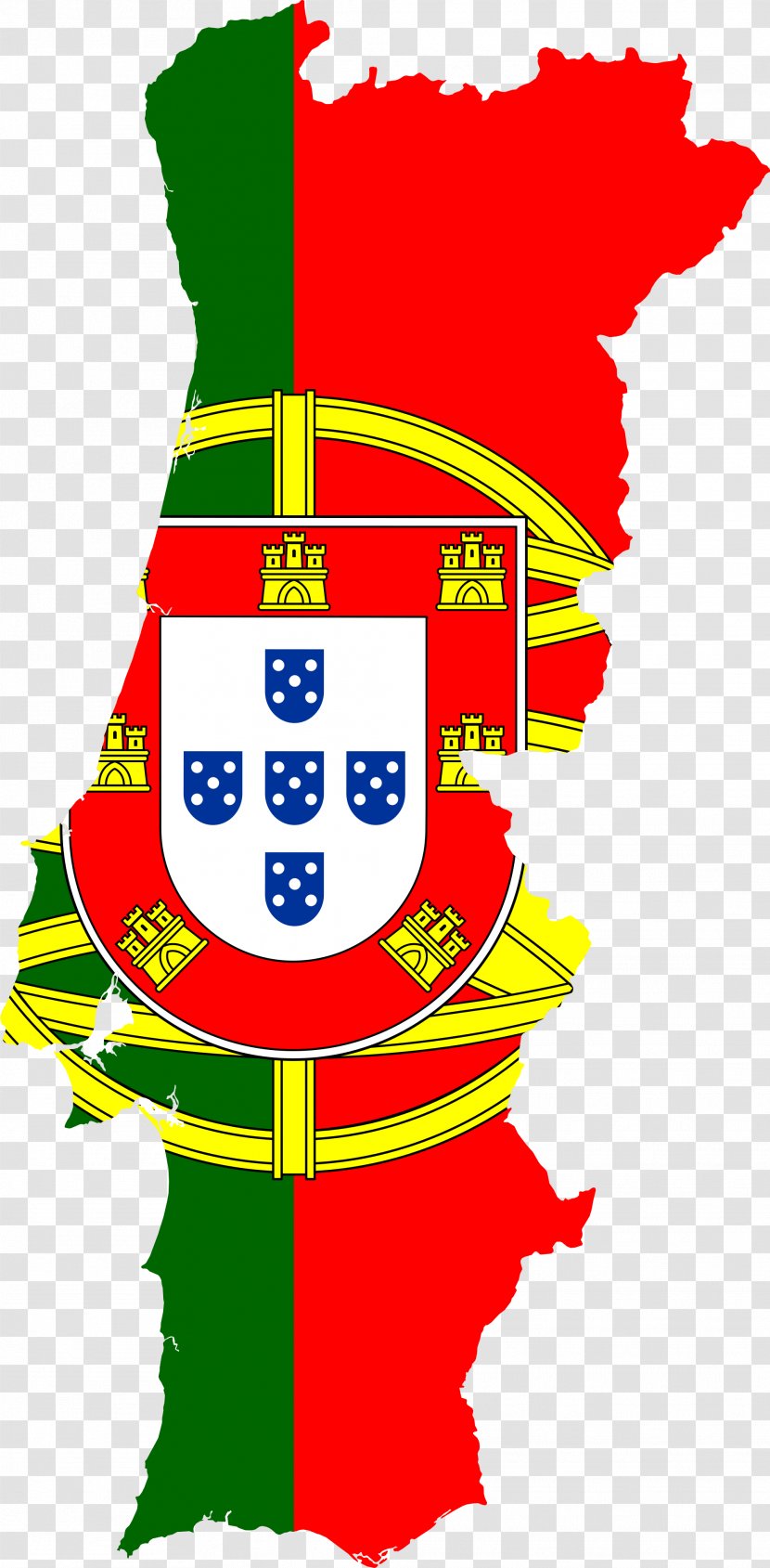 Flag Of Portugal Map - The Comoros Transparent PNG
