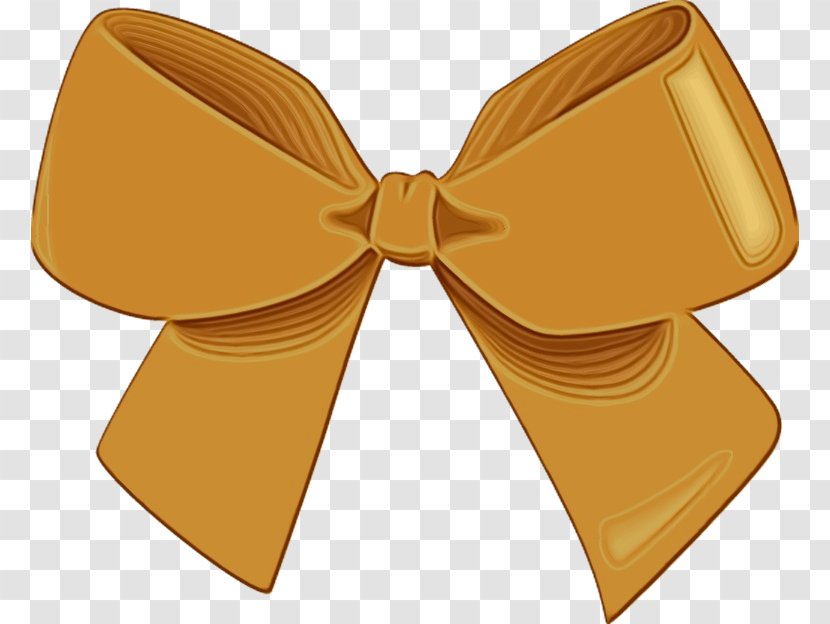 Bow Tie - Satin - Beige Transparent PNG