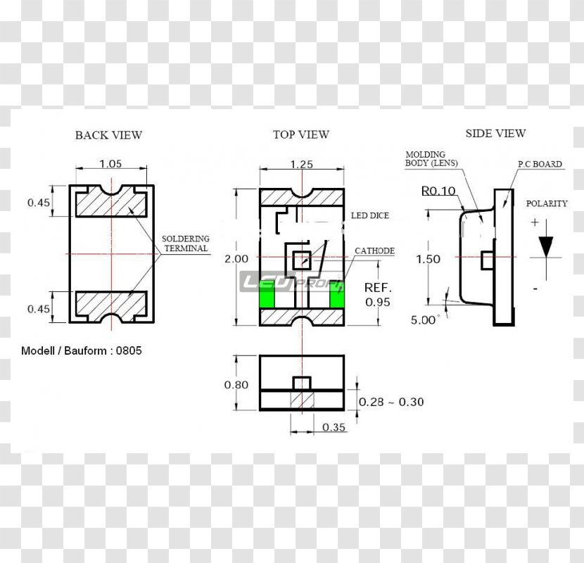 Floor Plan Line - Smd Led Module Transparent PNG