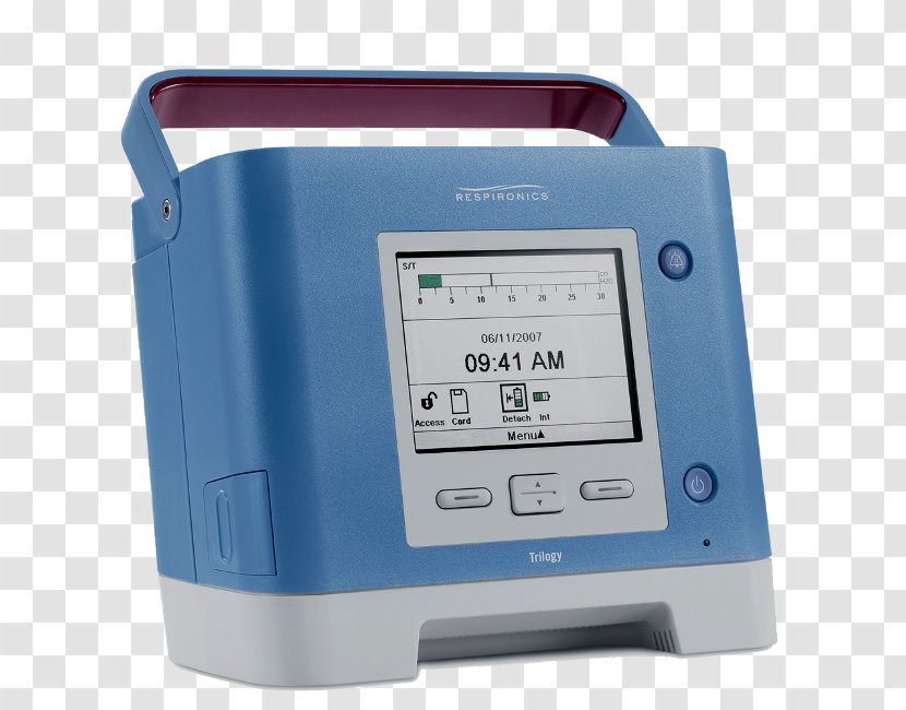 Medical Ventilator Respironics, Inc. Non-invasive Ventilation Continuous Positive Airway Pressure Equipment - Therapy - Respironics Inc Transparent PNG