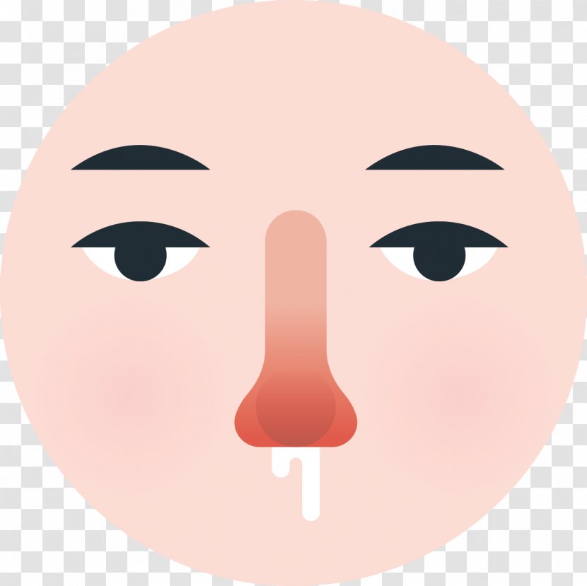 Nose Cheek Chin Eyebrow - Eye - Runny Transparent PNG