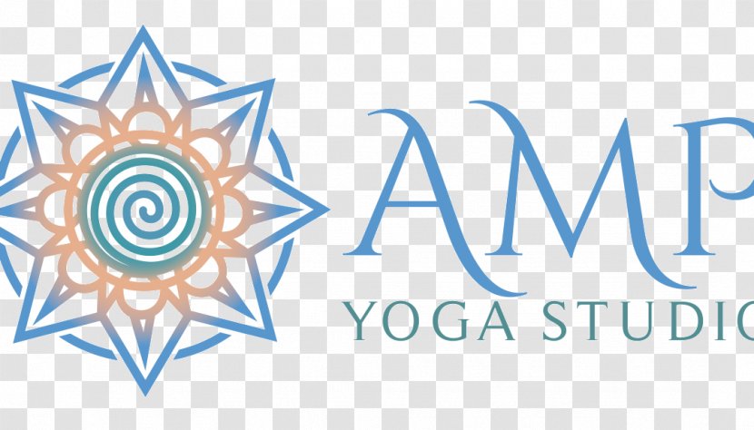AMP Yoga Studio ClassPass Organization Logo - Blue Transparent PNG