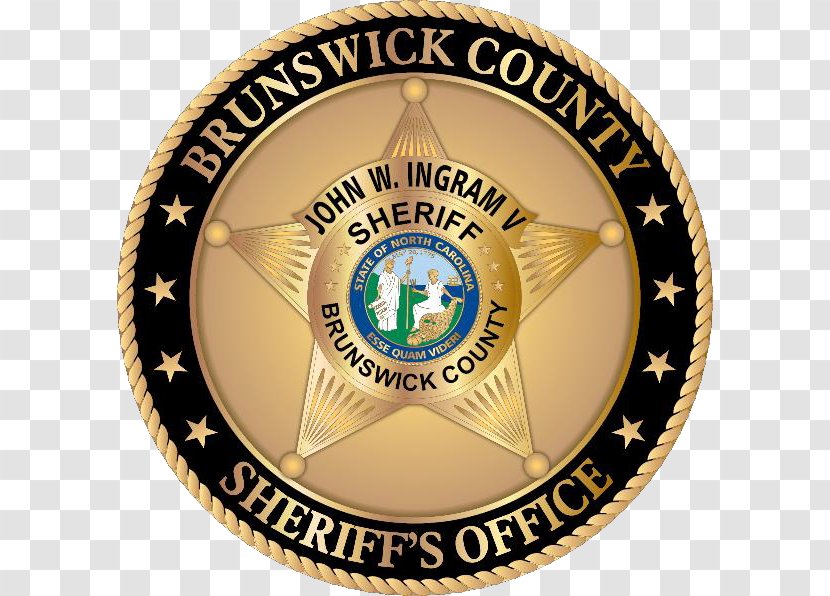 Brunswick, Virginia Brunswick County Sheriff's Office Emblem Badge - Label - Sheriff Transparent PNG