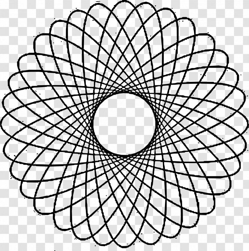 Spirograph - Line Art - Multimedia Transparent PNG