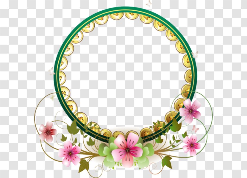Wedding Ring Flower Cake - Bride - Circle Border Transparent PNG