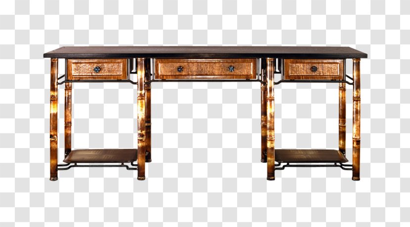 Desk Product Design Wood Stain - Buffet Table Transparent PNG