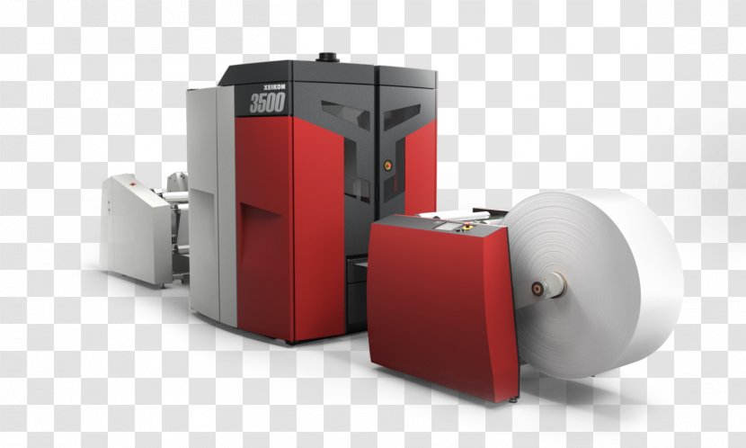 Digital Printing Label Paper Press - Printer - Xeikon Manufacturing Transparent PNG