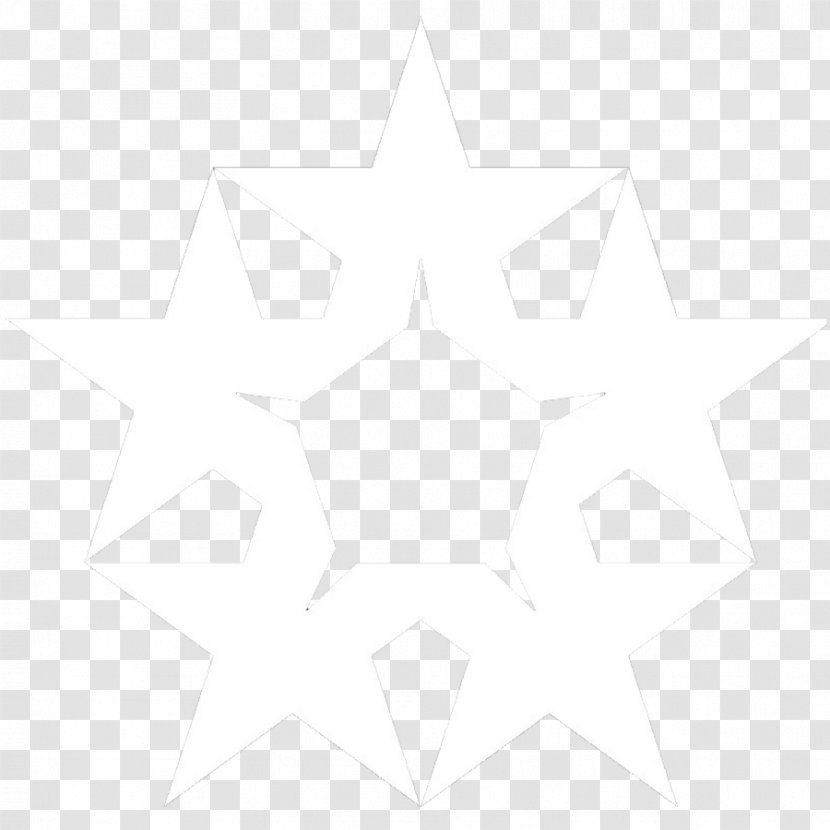 Symmetry Pattern Triangle Point - Black And White Transparent PNG