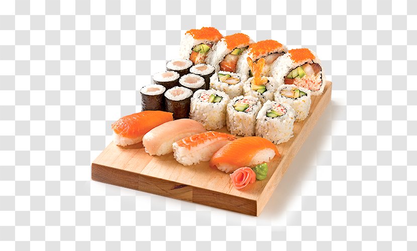 Sushi Japanese Cuisine Sashimi Bento California Roll - Chopsticks Transparent PNG