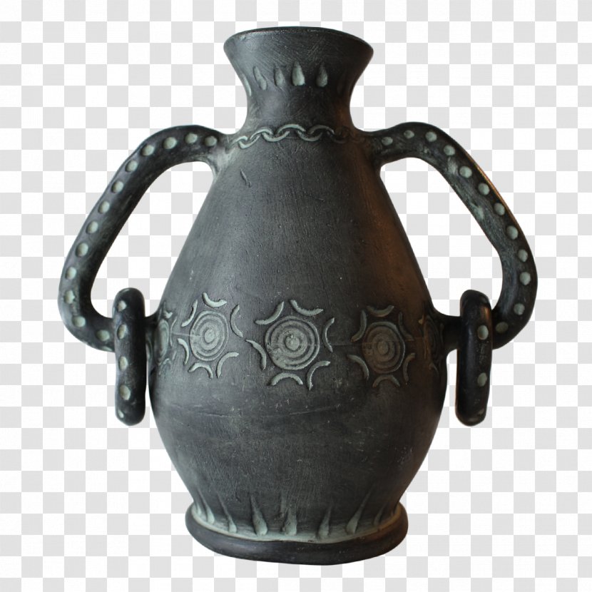 Vase Pitcher Ceramic Pottery - Iron Transparent PNG