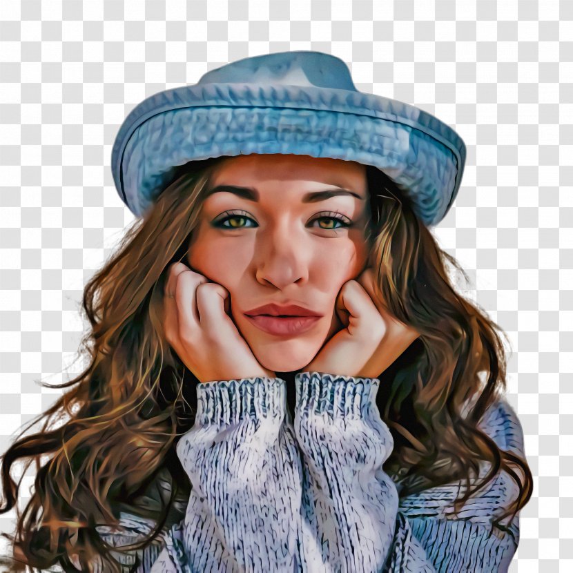 Winter Girl - Cap - Cool Transparent PNG