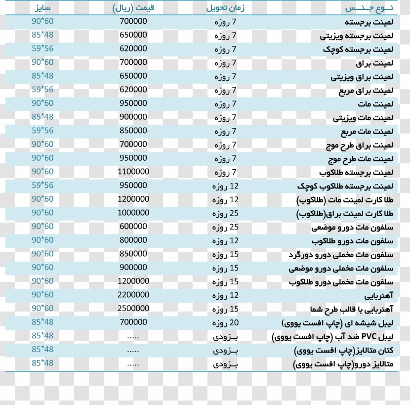 Document Line - Text - Pricing Table Transparent PNG