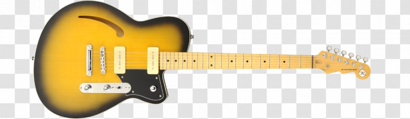 Electric Guitar Slide Fingerboard Reverend Musical Instruments - Sunburst Transparent PNG