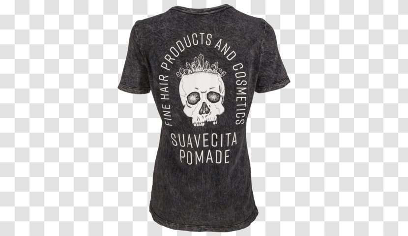 T-shirt Sleeve Neck Font - Barber Skull Transparent PNG
