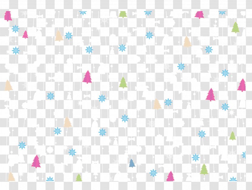 Petal Pattern - Triangle - Hand Painted Blue Snowflake Transparent PNG