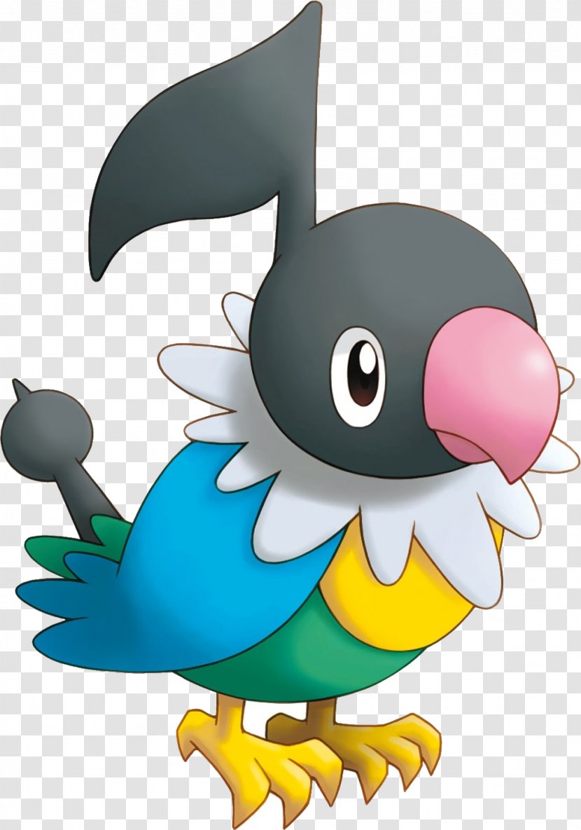Pokémon Mystery Dungeon: Explorers Of Darkness/Time Diamond And Pearl Ranger Chatot - Vertebrate - Cartoon Transparent PNG