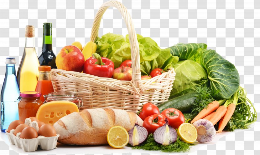 Grocery Store Stock Photography White Food - Fruit And Vegetable Ingredients Transparent PNG