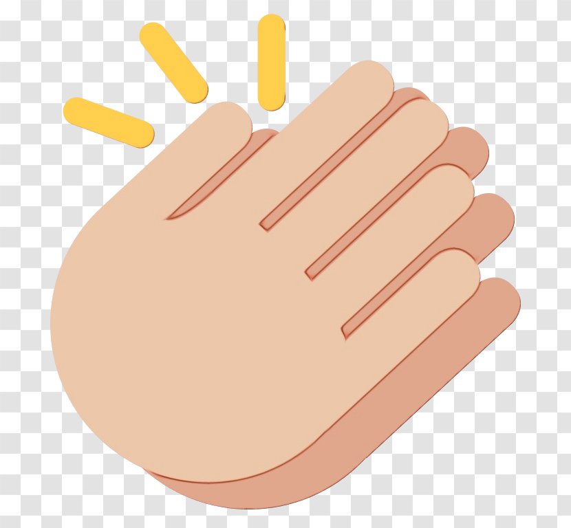 Thumb Finger - Hand Model - Peach Beige Transparent PNG