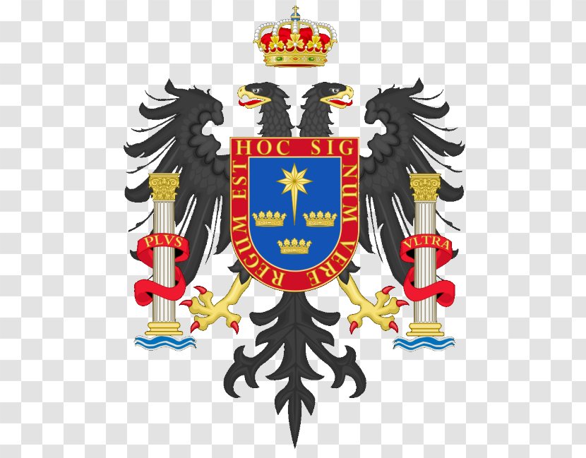 Holy Roman Empire Spain Coat Of Arms House Habsburg - Double Headed Eagle Transparent PNG