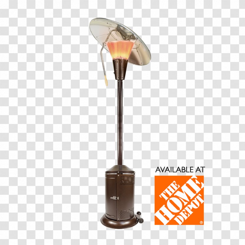 Patio Heaters The Home Depot Outdoor Heating Gas Heater - Infrared Lamp Transparent PNG