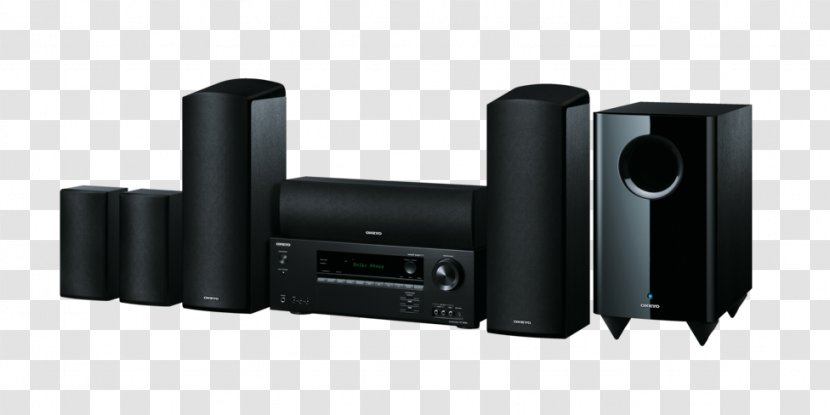 Home Theater Systems Dolby Atmos Cinema Onkyo HT-S5805 Digital - Surround Sound Transparent PNG