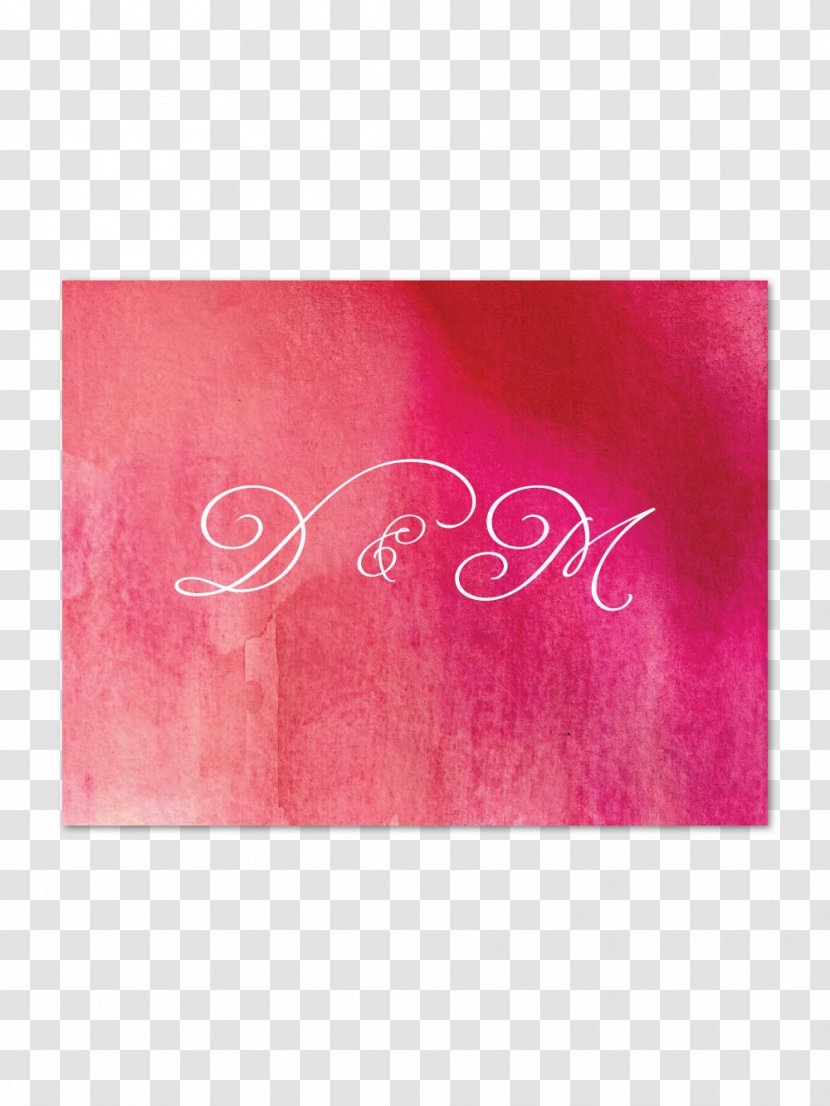 Rectangle Place Mats Pink M Font - Heart - Rsvp Transparent PNG