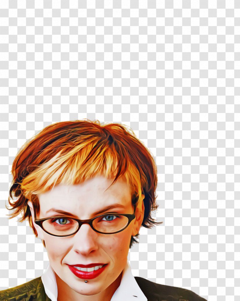 Glasses - Beauty - Red Hair Transparent PNG