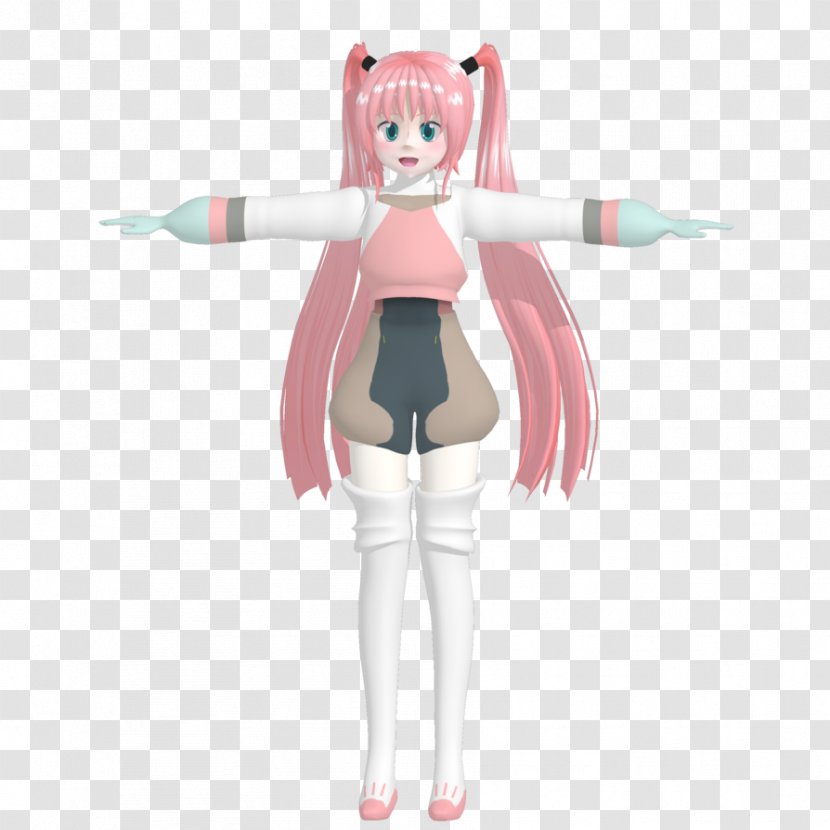 Tone Rion Vocaloid MikuMikuDance Model Figurine - Flower - Cartoon Transparent PNG