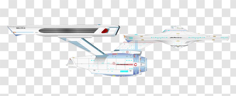 Starship Enterprise Clip Art - Line - Star Trek Transparent PNG