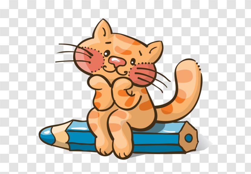 Cat Kitten Pencil Drawing Transparent PNG