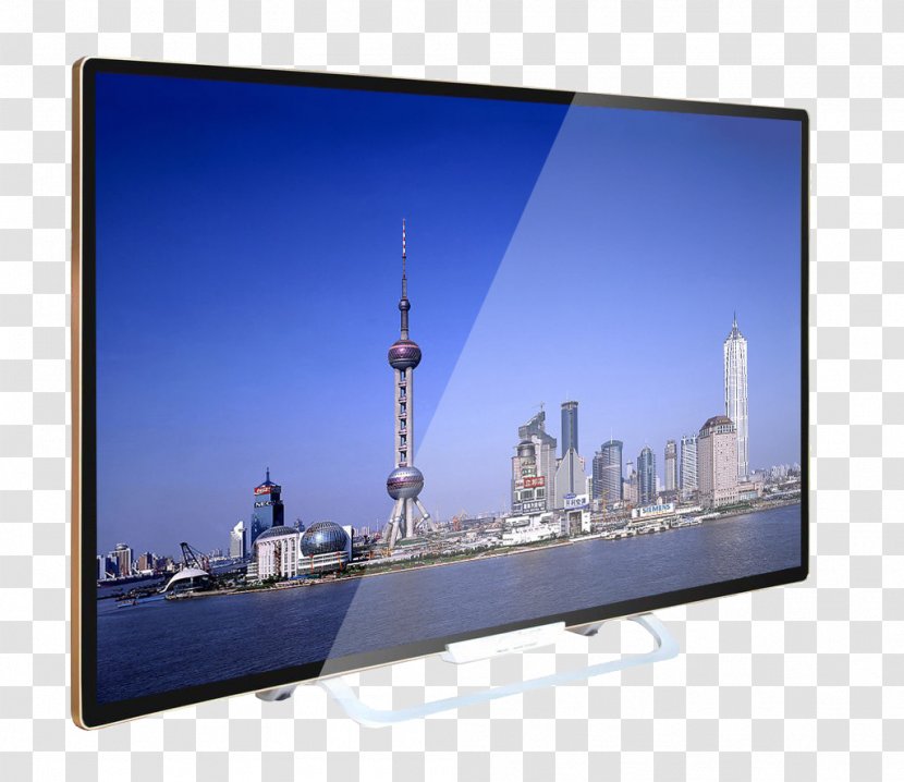 Oriental Pearl Tower Jin Mao Shanghai World Financial Center The Bund Huangpu River - 4K High-definition LCD TV Screen Transparent PNG