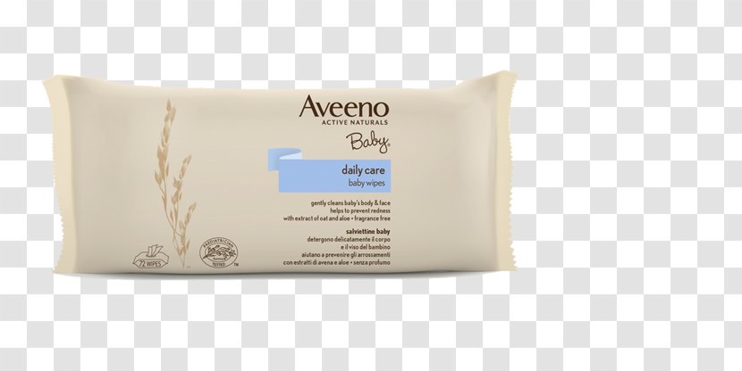 Aveeno Johnson & Diaper Wet Wipe Hygiene - Oat - Baby Wipes Transparent PNG